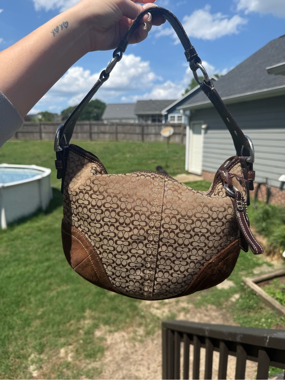 Coach Y2K SoHo Mini Signature Hobo